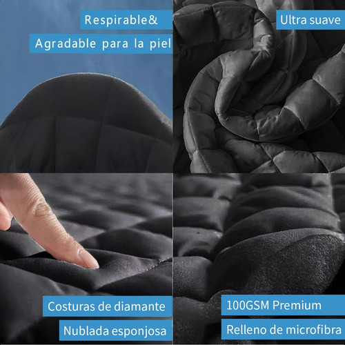 Cubrecolchón Impermeable 1.5 Plazas + Funda De Almohada