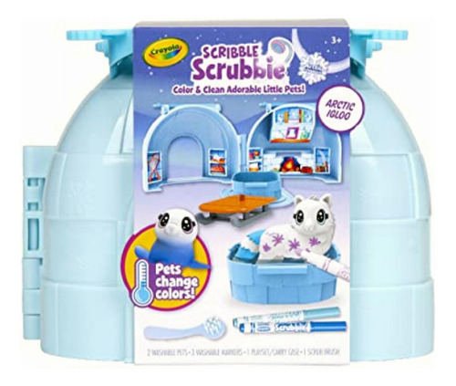 Crayola Scribble Scrubbie Pets Arctic Igloo, Mascotas Que