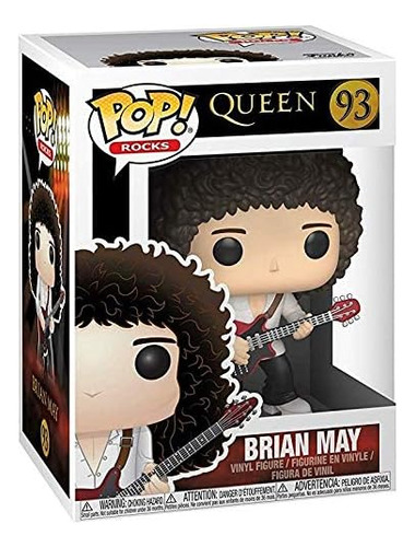 Figura Pop Reina - Brian May Con Protector De Caja