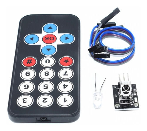 Kit Sensor Ir Hx1838 Con Control Inalambrico