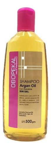 Shampoo Obopekal Peluqueria Cabello Dama Pelo Keratina 500ml