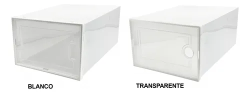Pack 6 Cajas Organizadoras De Zapatos Apilables Multiuso A