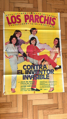 Cine - Los Parchis - Contra El Inventor Invisible (amarillo)