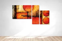 Comprar Cuadro Triptico Moderno Varias Medidas Y Formatos Abstractos