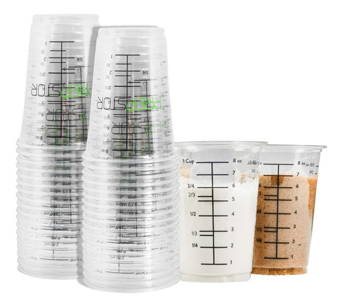 Tazas Medidoras Desechables Para Resina, Paquete De 20 Tazas