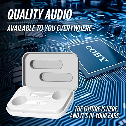 Auriculares Inalámbricos Coby True, Auriculares Bluetooth 5.