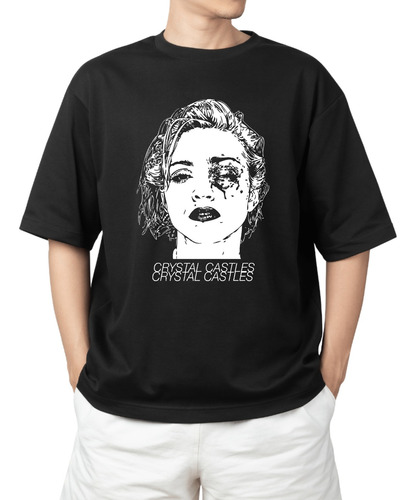 Polera Manga Corta - Crystal Castles