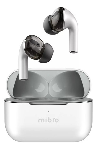 Fones de ouvido Bluetooth sem fio Mibro M1 40hs Tactil Enc, cor branca