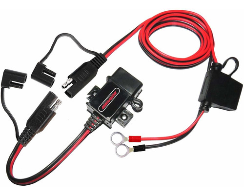 Motopower Mp0609aa Kit De Puerto Usb Para Motocicleta De 3.1