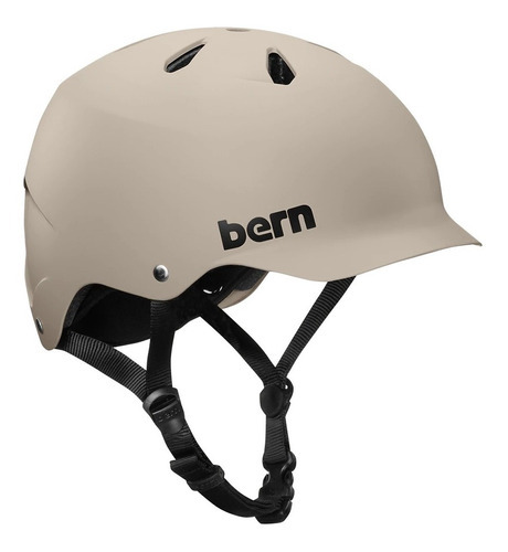 Casco Bicicleta Skate Rollers Hombre - Bern Watts Color Matte Sand Talle L