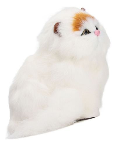 Figura De Gato De Simulación, Estatua De Piel Sintética, Div