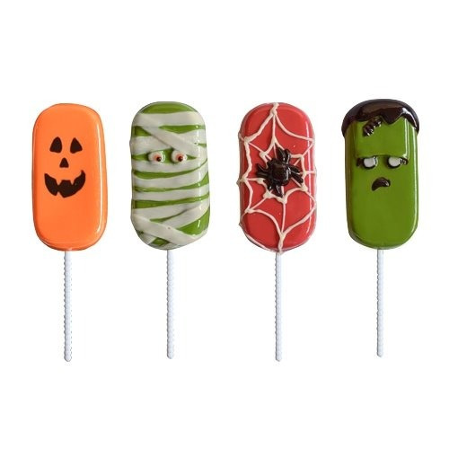 Imagen 2 de 7 de Set De 2 Moldes Paletas Halloween Parpen