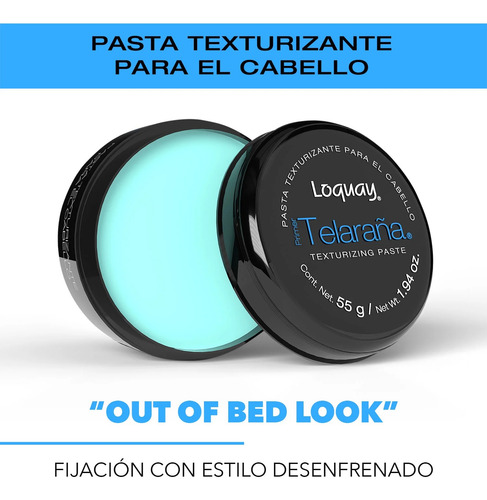 Set Fijadores De Cabello, Plix, Pasta, Pomada Y Cera Loquay