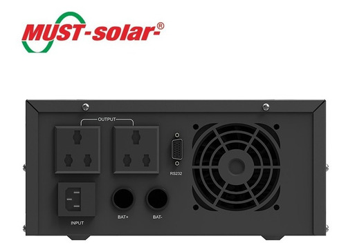 Imagen 3 de 6 de Inversor Cargador 12 V 2000 Va 1000 W- 30a Must Solar