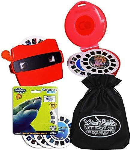 View-master Classic 3d Visor Discos + Kit 6 Discos Discovery