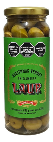 Laur Frasco Aceituna Con Carozo X320 Gr. 
