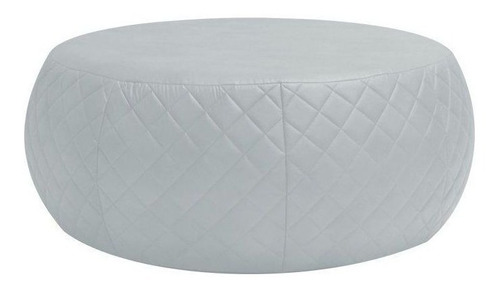 Puff Cleo 105cm Trêsse Corano Branco - Gran Belo Decor