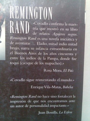 Remington Rand, Una Infancia Extraordinaria- Lazaro Covadlo (Usado)