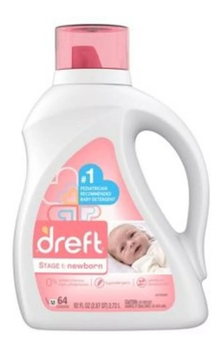 Detergente Líquido Dreft Etapa 1 2.72 Litros Para Bebé
