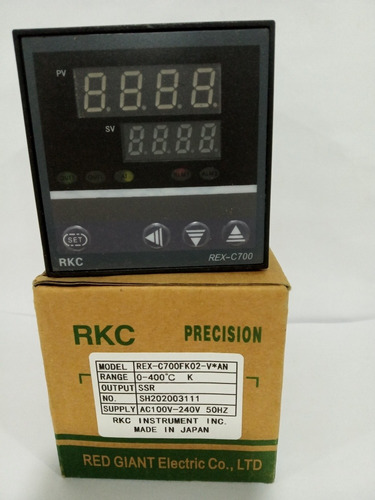 Controlador De Temperatura Modelo Rex-c700 Ssr Marca Rkc