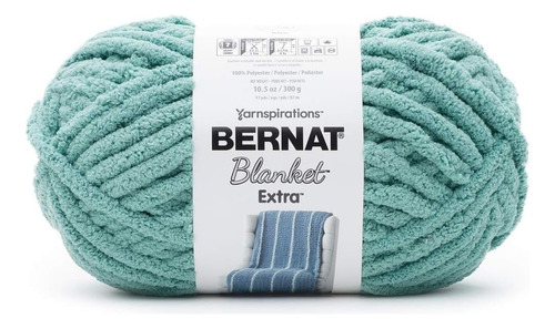 Bernat Blanket Extra Yarn, Big Ball 10.5 Oz, Jumbo 7, Verde 