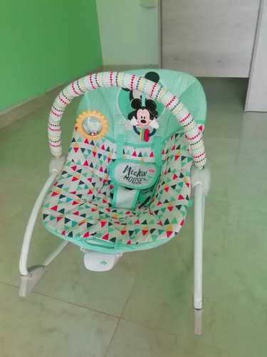Imagen 7 de 10 de Silla Mecedora Vibradora Y Musical 18kg Unisex Como Nueva