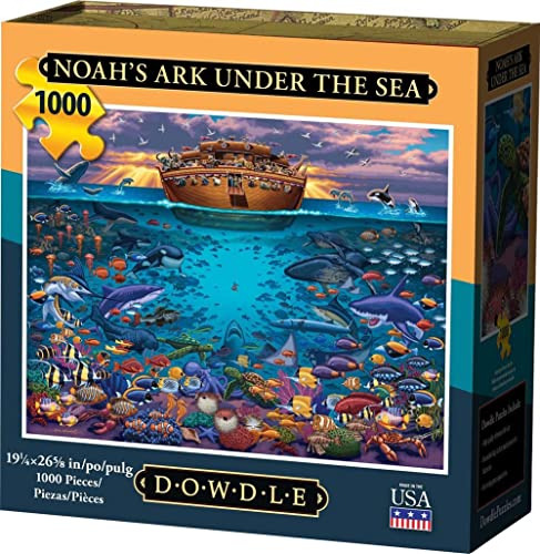 Rompecabezas Dowdle Folk Art Puzzle 1000 Con El Arca De Noé