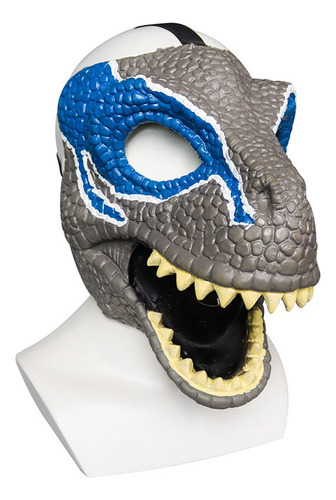 Fwefww Mascarilla De Dinosaurio De Terror, Plegable, De Látex, Para