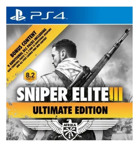 Sniper Elite III  Ultimate Edition 505 Games PS4 Físico