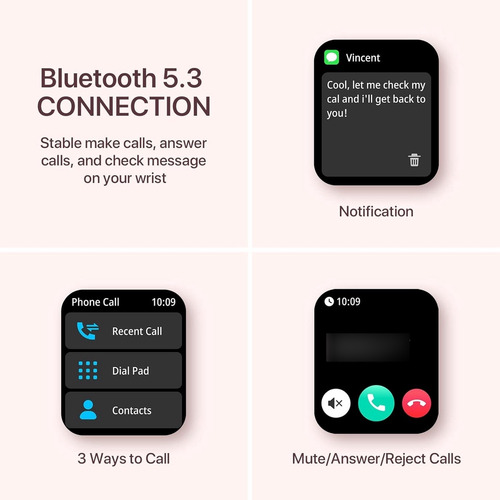 Relojes Inteligentes Para Mujer - Monitor De Frecuencia Card