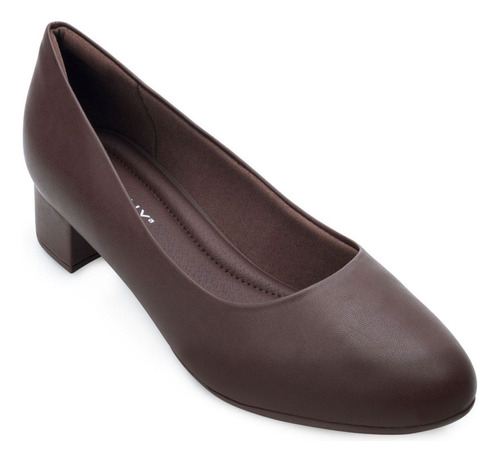 Sapato Feminino Piccadilly S/ Baixo Conforto 140110 Marrom