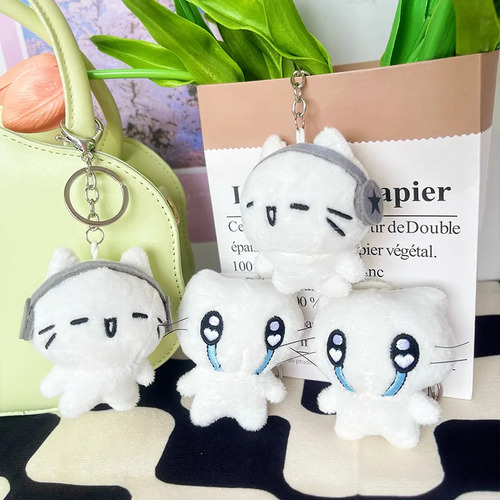 Llavero Con Forma De Muñeco De Peluche Con Forma De Gato Bon