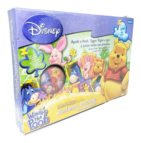 Juego De Mesa Juntando Postales Winnie Pooh 4 En 1 Moody