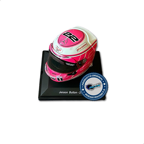 Casco F1 2014 - Jenson Button #22 - Mclaren - Escala 1:5