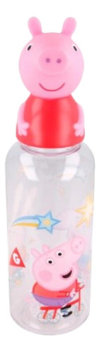 Peppa Pig Botella 560 Ml Tapa Figura 3d