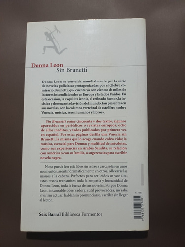Sin Brunetti, Donna Leon , Formato Grande (Usado)
