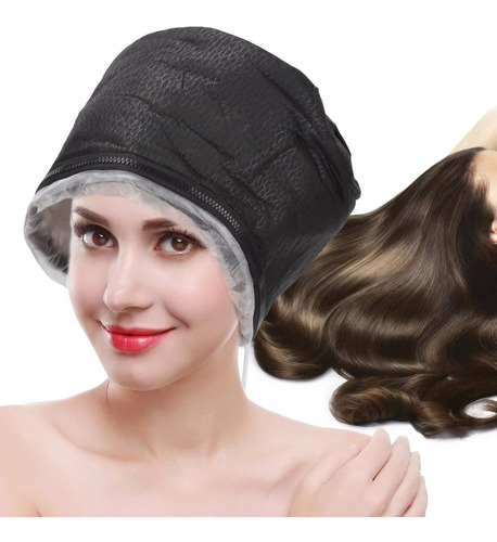 Gorro Térmico Capilar Tratamiento Cabello Eléctrico Forro