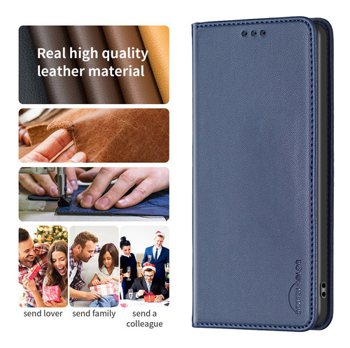 Funda Tipo Cartera Con Ranura Para Tarjetas De Piel Abatible
