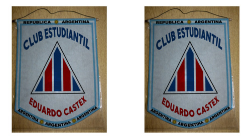 Banderin Chico 13cm Club Estudiantil Eduardo Castex