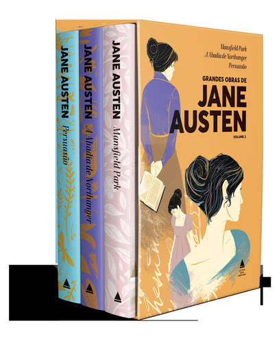 Box Grandes obras de Jane Austen 2, de Austen, Jane. Editora Nova Fronteira Participações S/A, capa dura em português, 2021