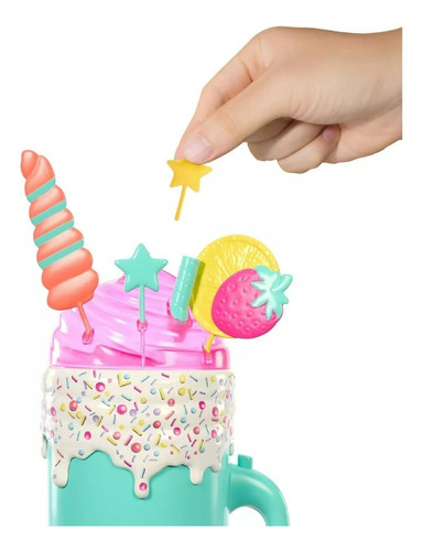 Barbie Pop Reveal 15 Sorpresas. Vaso Expulsador Mattel (Usado)