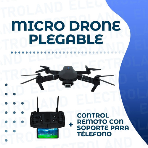 Imagen 2 de 10 de Mini Drone Plegable Con Cámara 360º Ultraliviano 2.4 Ghz