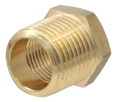 5 Pzs Reduccion Bushing De Laton 1/2 Npt X 1/4 Npt