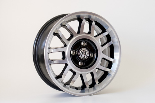 Jogo De Rodas Gol Gt Snowflakes Aro17 Voyage Saveiro+bicos Cor Preto Diamantado