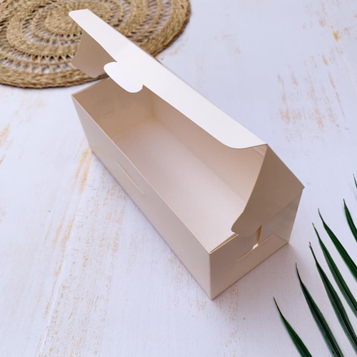 Caja Budín / Postres X 10 Unid. ( 23 X 9 X 8 Cm ) Premium