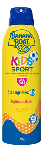 Banana Boat Protector Solar Fps 50 Spray Kids Sport Niños
