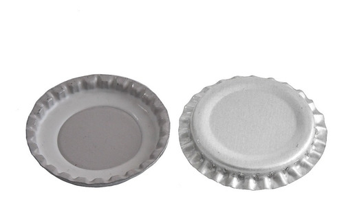 Tapa Corona Blanca 40 Mm Para Botella De Salsa Packx500