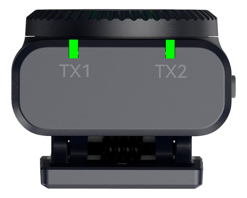 Microfone Hollyland Lark M2 Combo Duo para Android/iOS, cor preta