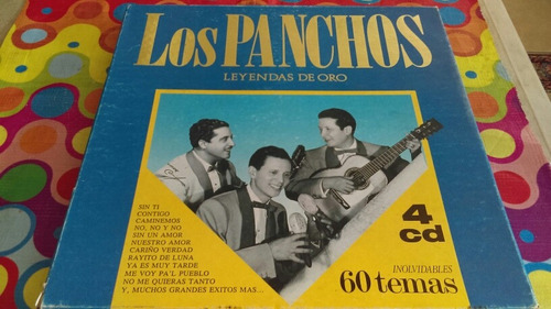 Los Panchos Cd Leyendas De Oro 4cd 