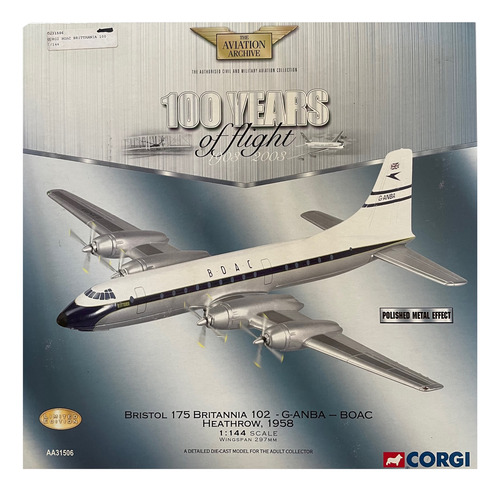 Avión Escala 1/144 Britania 102